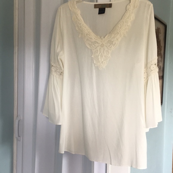 urban mango Tops - Cream blouse urban mango urban mango Tops - Cream blouse urban mango